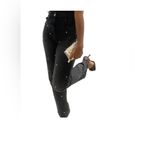 ZARA  High Rise Straight leg ankle rigid Jewel Jeans  size 6 Photo 1