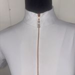 THE TAILORED SPORTSMAN 1/4 ZIP White SHORT SLEEVE ICEFIL RIDING TOP SZ Small Photo 1