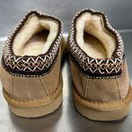 Wtoky Suede Fur Fleece Lined Brown Short Mini Boot Tasman Slippers Photo 3