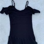 Garage black embroidered mini dress Sz XS boho festival concert country western Photo 4