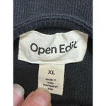 Open Edit Snap One Piece Bodysuit Sleeveless Scoop Neck Black Women's XL New Photo 6