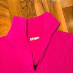 Faherty  women's 1/4 zip mariner sweater magenta pink size XS spring style‎ Photo 5