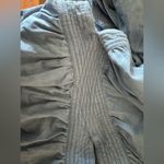 Anthropologie Love The Label Puff Sleeve Open Back Minidress Size XS H34 Blue Photo 13