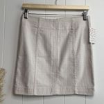 Free People mini skirt stretchy pinstripe boho preppy 28 Photo 0