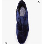 Joie  blue velvet ankle booties size 6/36 Photo 2