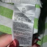 Old Navy Women's Plus Size 22 Green White Stripe Comfort Waistband Linen Shorts Photo 4