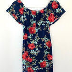 Crystal Doll  off shoulder dress red blue short small Photo 0