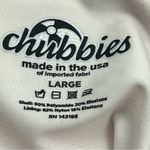 Chubbies  Patriotic One‎ Piece Swimsuit Womens Size Large Res White USA Summer Photo 1