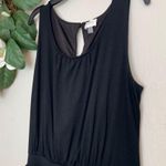 cupio Sleeveless Black Belted Keyhole Back Jumpsuit M Photo 4