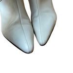 Donald Pliner Leather Mid Calf Pointed Toe Boots, Ivory White Size 9.5 Photo 10