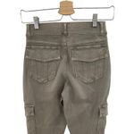 Spanx Stretch Twill Ankle Cargo Pants Desert Dune Brown Tan Size Small Petite Photo 7