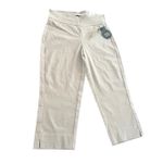 Larry Levine Sliming 369 Stretch Khaki capris Pants Size 10 Photo 6