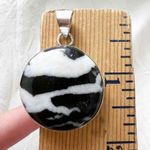 925 sterling silver Buffalo Turquoise carabiner Holder Necklace Womens Jewelry Black Photo 6