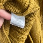 Pink Rose Mustard Cable Knit Sweater Vest size Large Photo 8