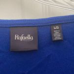 Rafaella FINAL MARKDOWN  Blue V-Neck Top with Studded Detail large Photo 2
