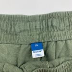 Old Navy Arugula Green Linen Blend High Rise Pull On Shorts XL Photo 2