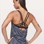 Lululemon Heathered Black Moment To Movement 2-In-1 Tank Top Size 2 Photo 1