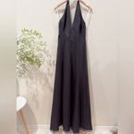 Eden Maids Bridesmaid Collection Black Halter Gown with crystals Size 6 NEW Photo 7