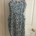 DKNY  Navy and White Floral Dress Photo 2