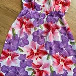Wynn Silk Floral Hibiscus Sheer Lingerie Halter Dress Size M Photo 6