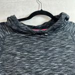 Calvin Klein  Womens Sweatshirt Hoodie Large Dark Gray Moisture‎ Wick Fleece Cowl Photo 2