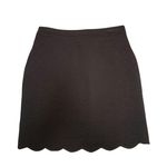 Skies Are Blue  Berenice Scallop Hem Skirt Size SP Rayon/Nylon/Spandex Blend Blac Photo 0