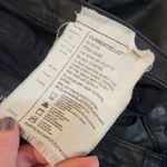 Current/Elliott  The Soho Zip Stiletto Skinny Jeans Mid Rise Black Coated Size 28 Photo 8