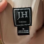 JH Evenings Champagne Shimmery Formal Semi Prom Party Bridesmaid Dress Womens 16 Photo 9