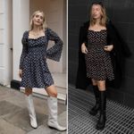 French Connection NWT Francine Callie Drape Smocked Mini Dress Photo 4