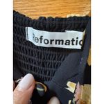 Reformation  Jaden Black Floral Tie Strap Midi Dress - Size 2 Photo 4