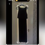 Ivanka Trump  Jersey matte dress size 8 tight pleats great fabric spandex navy Photo 4