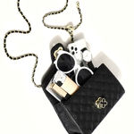 ROMYTISA Women’s Vegan Quilted Textured Flap Crossbody Bag White Photo 8