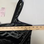 Peppermayo Wild Fable Large Black Velour Crop‎ Top Photo 7