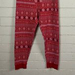 PINK Victoria’s Secret Red Snowflake Pajama Pants size XL Photo 7