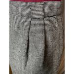 mini houndstooth straight skirt sz 10 Black Photo 6