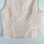 Cache  Size 8 Blazer Set Coat and Cami VTG Light Pink‎ Shiny Lined Buttons 595 Photo 5