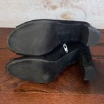 Merona Women’s Black Faux Suede Peep Toe Ankle Boots Size 9.5 Photo 43