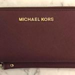 Michael Kors Wine Colored Wrist Wallet Photo 0