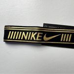 Nike Pro Women's Athletic Sporty Workout Gym Metallic Headband Black and Gold Photo 4