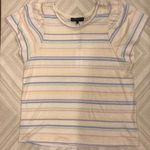 Generation Love  White with Multi-Color Stripes Tee Size Large Photo 0