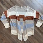 Wishlist Striped Open Knit Cardigan Sweater Sz S/M Photo 1