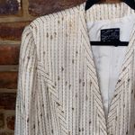 Suzelle Vintage Gold Beige Metallic Knit One Photo 1