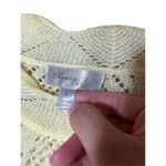 Honey & T Yellow Knit Bell Tie Sleeve Sweater Size Large Photo 5