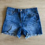 Madewell Cutoff Edition Glenoaks Wash Jean High-Rise Denim Shorts Stretchy 29 Photo 1