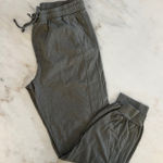 Belle Kim Shavel Olive Green Jogger Pants Drawstring Pockets Women's SP Gray Size undefined Photo 0