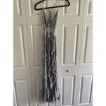 Surf Gypsy ‎ Womens Medium Blue Maxi Dress Cut out Front Boho Vacation Travel Photo 1