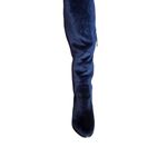 Catherine Malandrino  Deep Blue Velvet Over the Knee Boots Photo 15