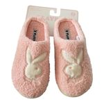  Slip On Playboy Bunny Head Slippers Pink Size S NEW Photo 0