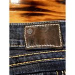 Silver Jeans  Women W29 Blue Cropped‎ Capri Mckenzie Crop Thick Stitch Western Photo 12