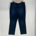 Bandolino  Straight Leg Jeans Womens 18 Blue Denim Cotton High Rise Medium Wash Photo 5